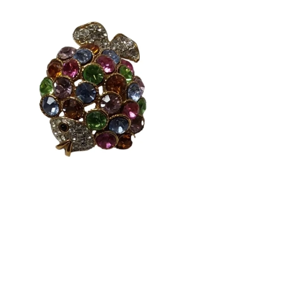 KOI/ MULTICOLORED PUFFER FISH PIN BROOCH‎